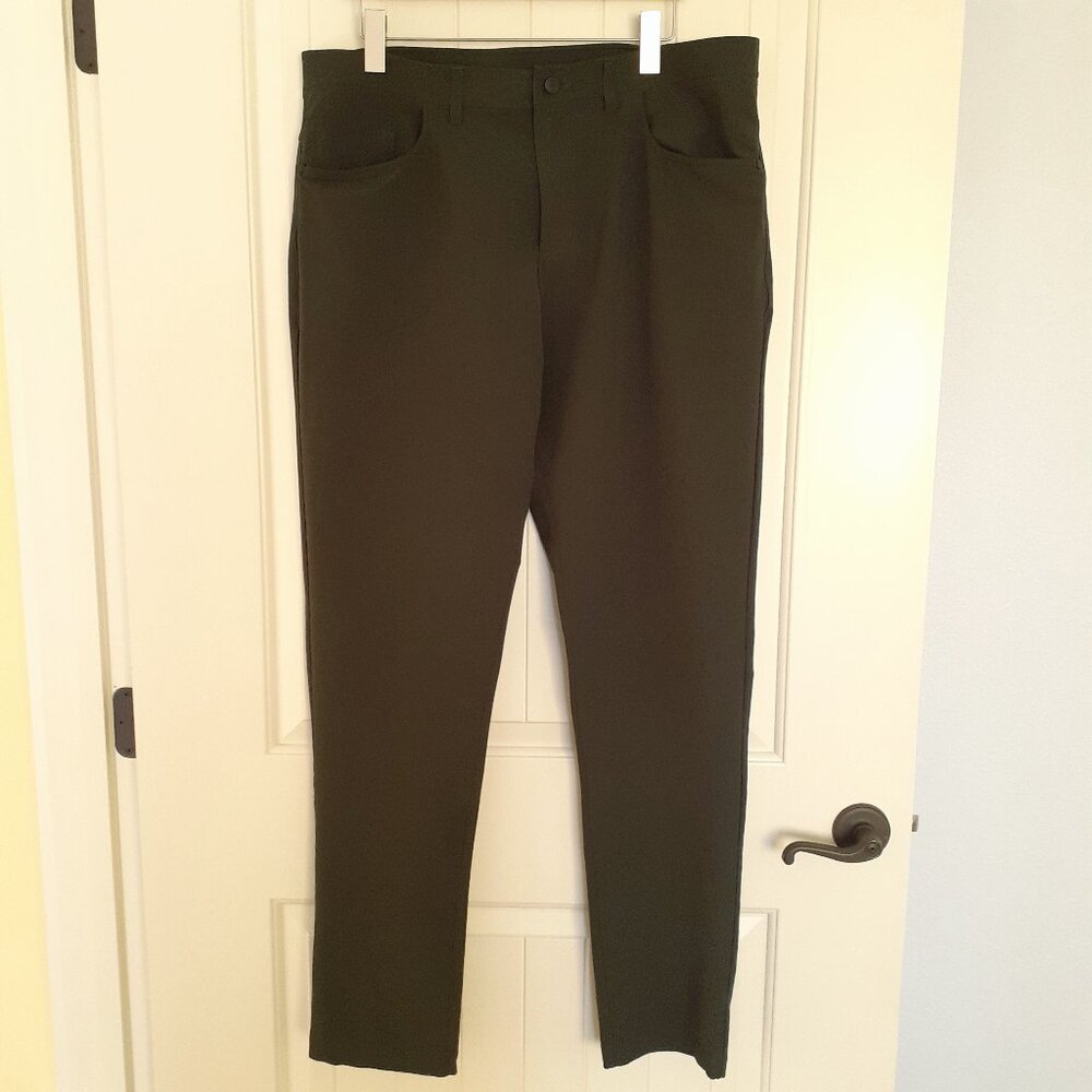 Public Rec Dealmaker/Workday 5-Pocket Pant Dark Olive Green Waist 38 Inseam 36